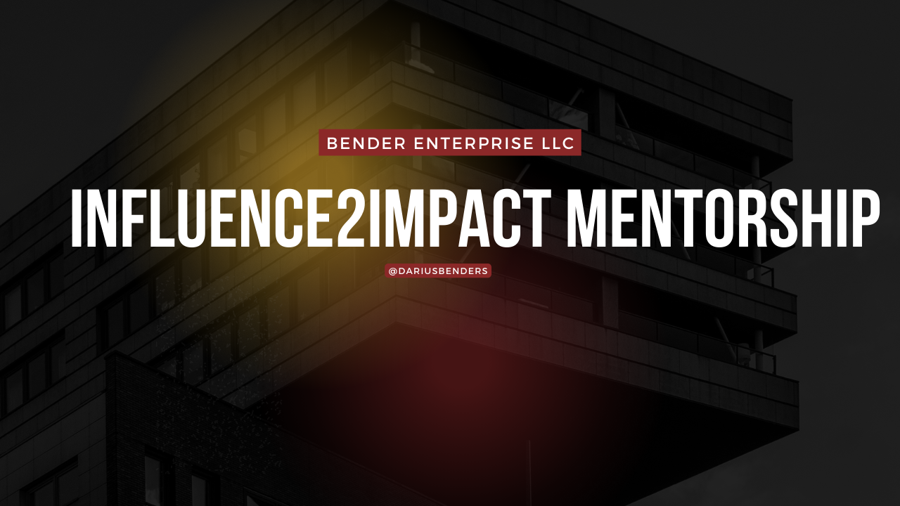 Influence2Impact Mentorship $5,000